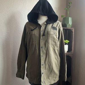 MAC TOOLS Olive Green and Camo Men’s Jacket